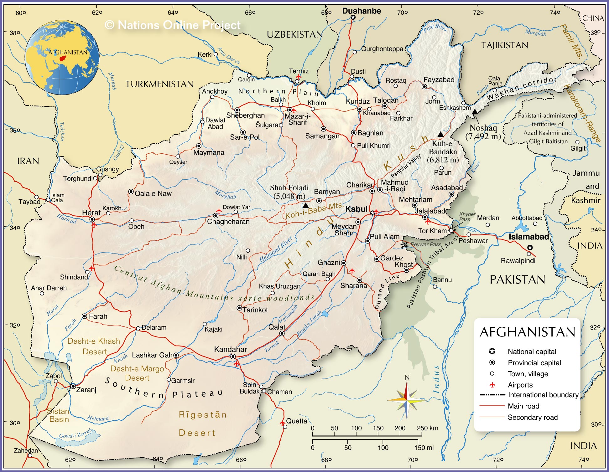 Afghanistan Borders Ethnicity Taliban Culture