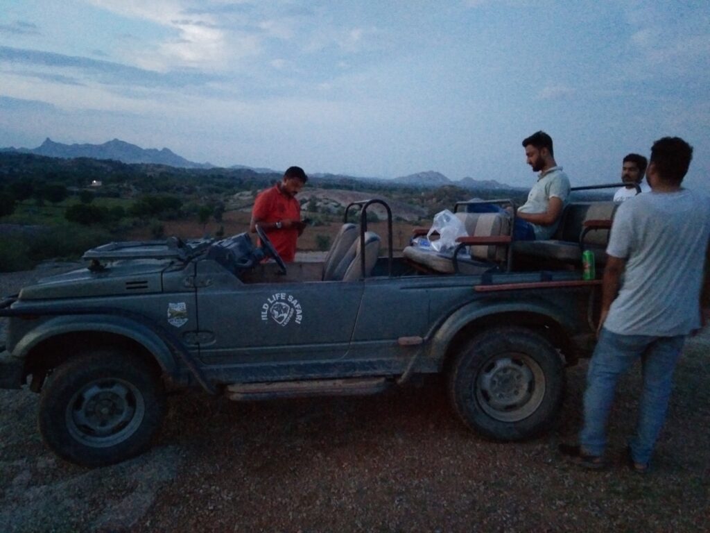 A Wildlife Safari Gypsy at Jawai