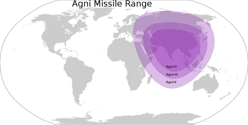 Agni missile range