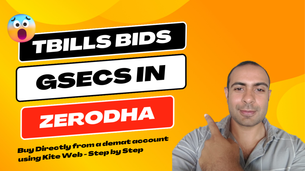 How to buy bonds using Bids in Zerodha